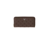 GUESS portafoglio Diana SLG Zip Around Wallet Chocolate Logo marrone scuro
