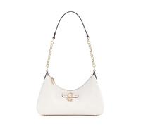 GUESS Gerty Top Zip Shoulder Bag Creme White
