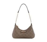 GUESS Gerty Top Zip Shoulder Bag, Spalla Donna, Grigio Talpa Scuro, One Size