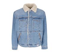 Guess - Giacca di jeans vintage con colletto Sherpa - - Jackets - Uomo - Blu - S