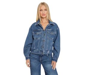 Guess - Giacca Trucker - -Jackets -Donna -Blu -S