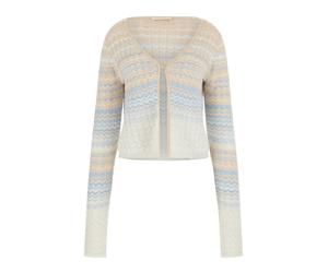 GUESS Giacchetta 'ROSALYN' beige / blu chiaro / bianco Donna GUESS L