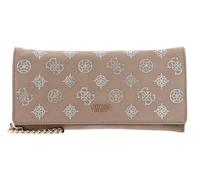GUESS frizione Gilded Glamour Mini Flap Clutch Champagne