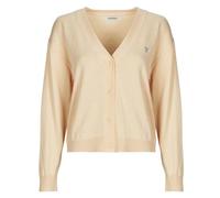 Guess Gilet / Cardigan GJ LS VN MINI TRIANGLE CARDI in Beige EU M