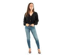 GUESS Gilet Cardigan Jeans Lyla jblk Jet Black a996, Nero , M