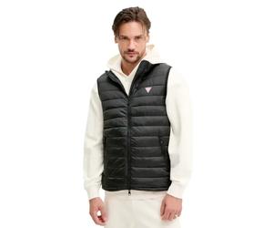 Guess - Gilet Elegante Senza Maniche a Triangolo - - Jackets - Uomo - Nero - M