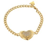 Guess Gioielli Bracciale Donna Cuore Pave Color Oro S JUBB05456JWYGS