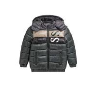 GUESS Giubbino invernale ragazzo 16 anni - 170 cm con cappuccio color verde design a righe