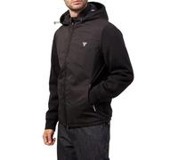 Guess Giacca sportiva con cappuccio impermeabile chiusura a zip Nero L