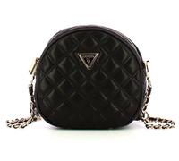 Guess Giully Borsa Circolare Trapuntata A Spalla Donna In Nero