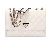 GUESS borsa a tracolla Compound Convertible Flap Bag Creme White