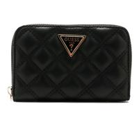 Guess Giully Ii Slg Med Zip Around Portaf Trapuntato Black Donna QG9673140 BLA