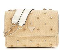 GUESS Giully II Two Compound Convertible Flap Bag Natural