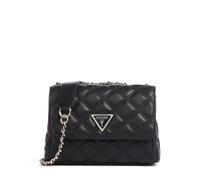 Guess Giully Mini Borsa a spalla nero, pelle sintetica, donna