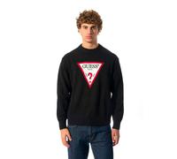 GUESS GJ LS Maglia Girocollo Uomo Logo Ragazzo Nera