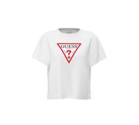 Guess Maglietta GJ SS CN Boxy Iconic - Rosso/Nero/Bianco - Donna XS