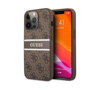 Guess Glitter Gold Custodia marrone per Magsafe - iPhone 14