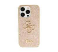 Guess Glitter Script Big 4G, Oro - iPhone 13 Pro Max