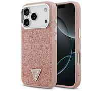 Guess Glitter Triangle Logo Custodia MagSafe per iPhone 17 Pro - Nouvo