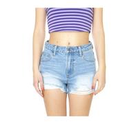 Guess - Go Kit Denim Short Go Fez Light Wash - Bermuda Denim Jeans Donna Blu Donna Guess Originals - - Shorts - Donna - Blu - W27