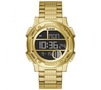 Guess Gold Stainless Steel Digital Watch