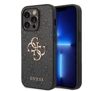 Custodia originale Guess per Apple iPhone 14 Pro 6.1" PU metal logo back cover