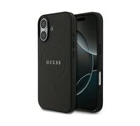 GUESS Grained Ring MagSafe 3666339490881 COVER PER SMARTPHONE per Apple Universale, Nero