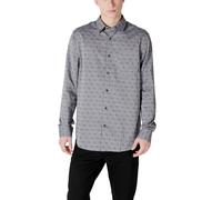 Guess Gray Cotton Pattern Shirt - IT46 | M