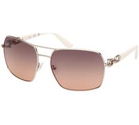 Guess Donna GU00159 32B Occhiali da sole Metallo Oro Fumo Squadrata Normale