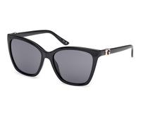 Guess GU00191 01A, Nero, Plastic, Donne occhiali da sole 56