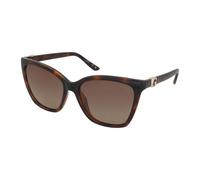 Guess Occhiali da sole GU00191 52H Donna Iniettati Squadrati Polarizzati Sfumati Havana Marrone