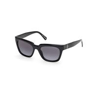 GUESS GU0020601B53 Square Full Rim Men's Sunglasses, Occhiali Uomo, Nero Lucido, 53
