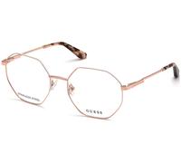 Guess Donna GU2849 028 Montature da vista Metallo Oro Geometrica Normale