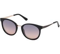 Guess Gu7459 Occhiali Da Sole Unisex Nero Rotondo Grigio 52mm