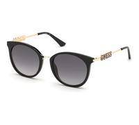 Guess GU7645 01B, Nero, Plastic, Donne occhiali da sole 52
