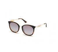 Guess Donna GU7645 52G Occhiali da sole Iniettato Rotonda Normale Specchiato