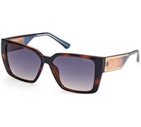Guess Donna GU7818 52B Occhiali da sole Iniettato Squadrata Normale Sfumato