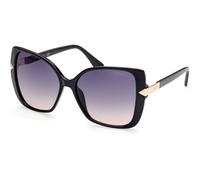 Guess Occhiali da sole GU7820 Donna 01B Nero fumo sfumato Iniettato Farfalla 56/15/135