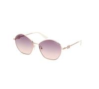 Guess Gu7907, Occhiali da Sole Donna, Oro Rosa Brillante (Rosa), Taglia Unica