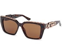 Guess GU7915 52E, Avana, Plastic, Donne occhiali da sole 55