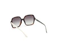 Guess Donna GU7921-H 52P Occhiali da sole Iniettato Havana Verde Squadrata Normale Sfumato