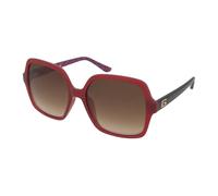 Guess Donna GU7921-H 69G Occhiali da sole Iniettato Bordeaux Marrone Squadrata Normale Sfumato