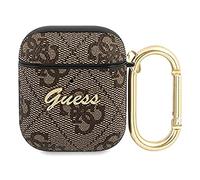 Guess GUA24GSMW - Custodia per AirPods 4G Script Metal Collection