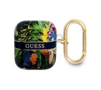 Guess GUA2HHHFLB - Custodia per AirPods, collezione Blue Flower Strap