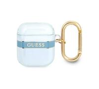 Guess GUA2HHTSB Copri AirPods Cuore Trasparente - Blu