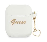 Guess GUA2LSCHSH - Custodia per AirPods, in silicone, collezione Charm
