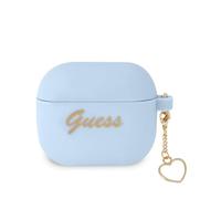 Guess GUA3LSCHSB - Custodia per AirPods 3, in silicone, colore: Blu