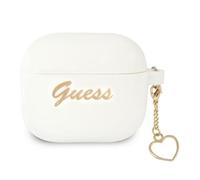Guess GUA3LSCHSH - Custodia per AirPods 3, in silicone, colore: Bianco