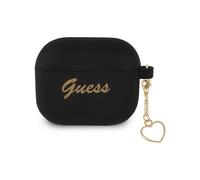 Guess GUA3LSCHSK Coperchio AirPods 3 Logo Script Nero