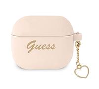 Guess GUA3LSCHSP - Custodia per AirPods 3, in silicone, colore: Rosa